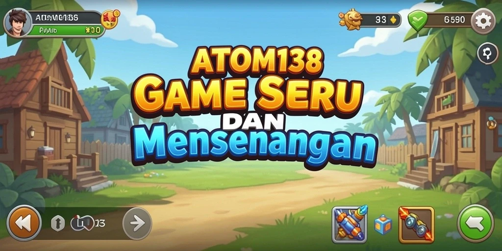 Tangkapan layar gameplay ATOM138 menampilkan aksi Idle yang seru.