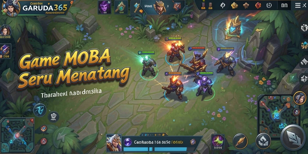 Gameplay aksi intens di GARUDA365 dalam pertempuran tim.