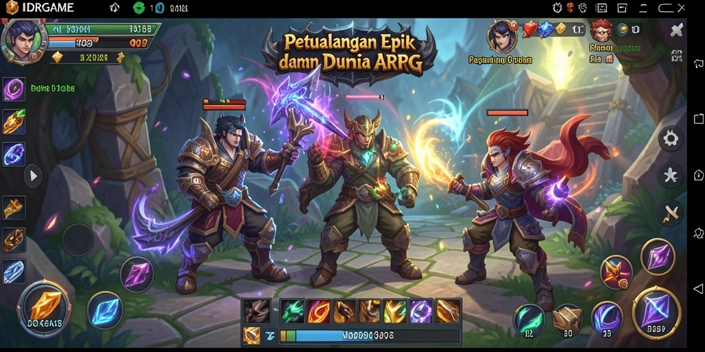 Gameplay menarik dan aksi seru di dunia IDRGAME.