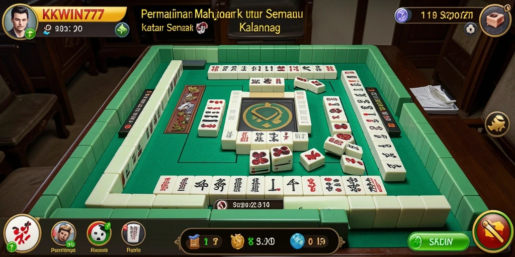 Screenshot KKWIN777 menampilkan gameplay Mahjong yang seru dan interaktif.