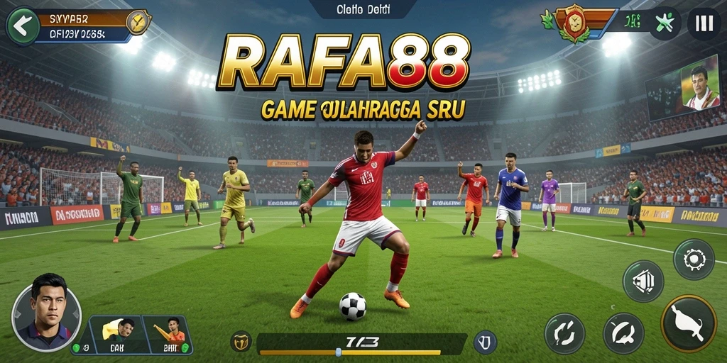 Gameplay RAFA88 menampilkan aksi olahraga seru dan kompetitif.
