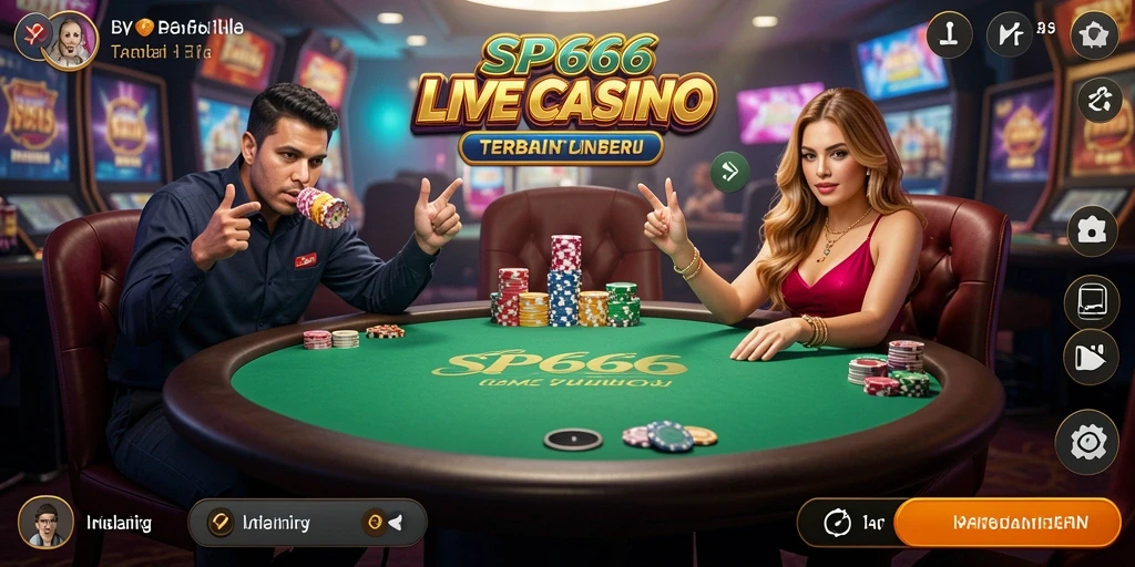 Gameplay seru di Live Casino SP666 dengan dealer profesional.