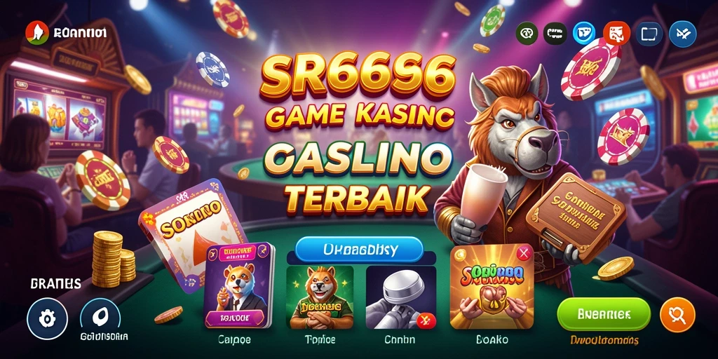Tampilan gameplay menarik dari SR6666 dengan berbagai pilihan permainan Kasino.