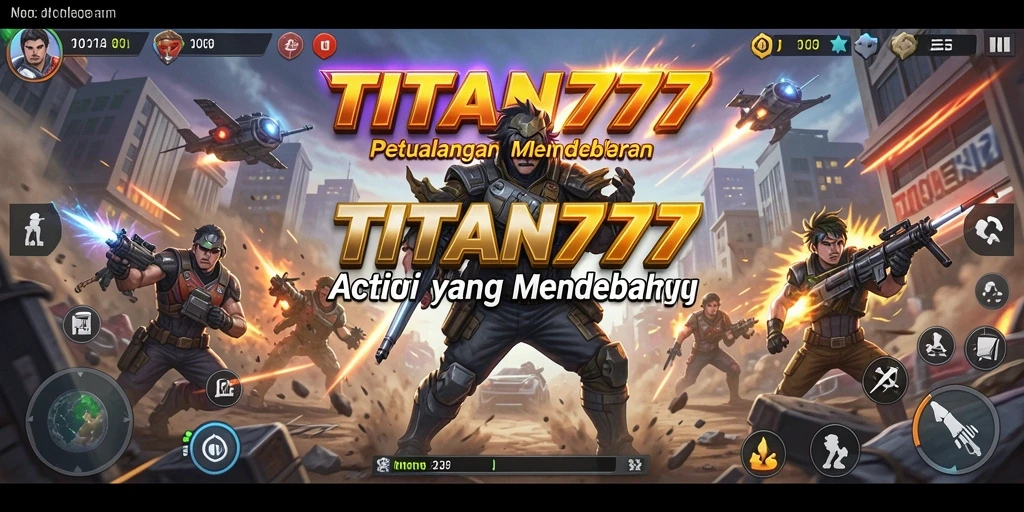 Tampilan gameplay seru dan interaktif di TITAN777 untuk petualangan ARPG.